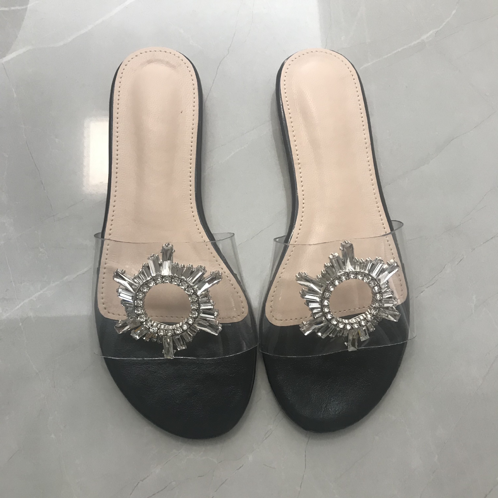 Women Elegant Flat Slipper Sandals-BETTERSHOES