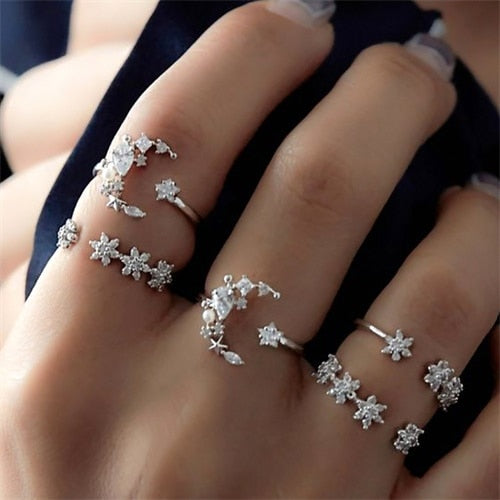 Gold Crystal Set for Women Jewelry Gift-BETTERSHOES