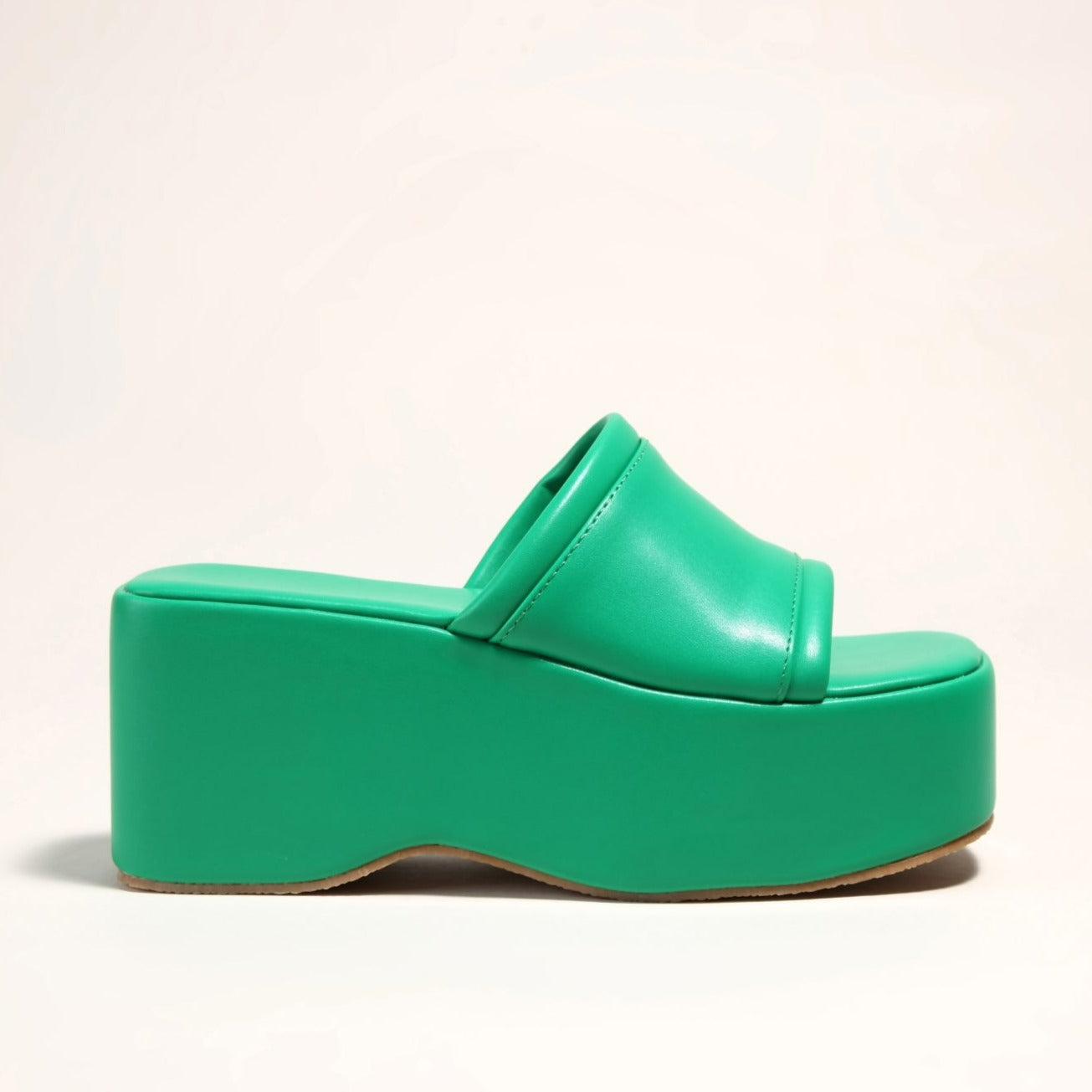 Solid Color Wedges Slippers-BETTERSHOES
