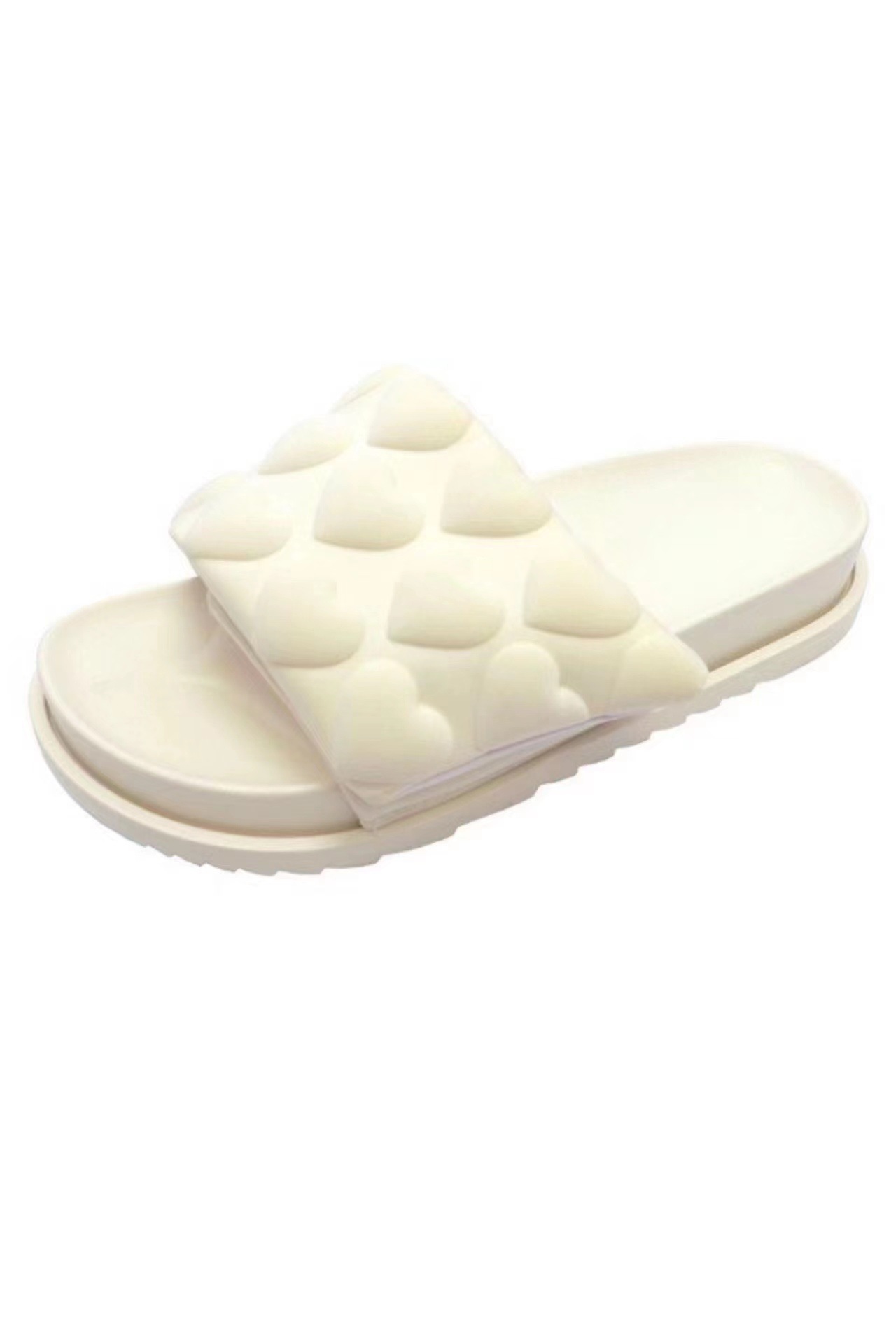 Heart-shaped Casual Sandals Women's Platform Slippers-BETTERSHOES