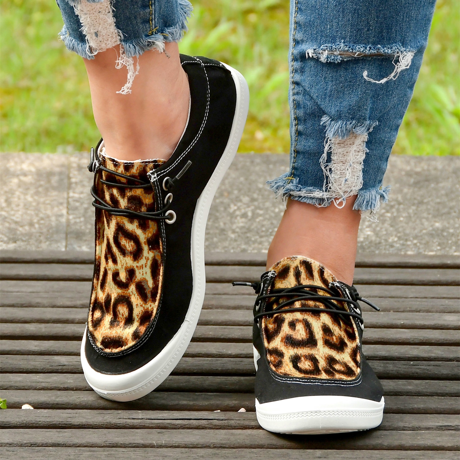 Women Fashion Slip On Canvas Shoes-BETTERSHOES