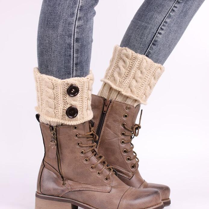 Short Boots Socks Leg Warmers-BETTERSHOES