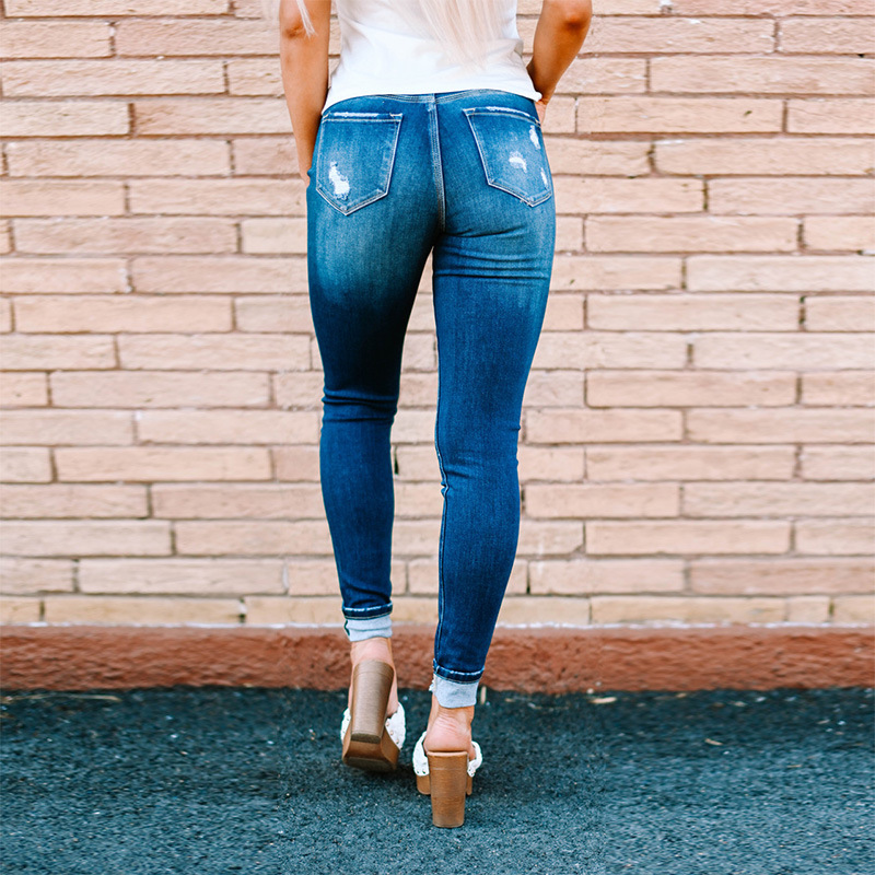 Women's Ripped Tight Jeans