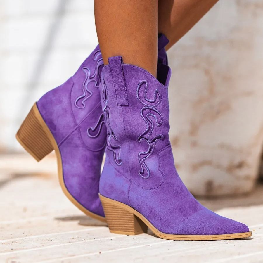 Purple Cowgirl Boots