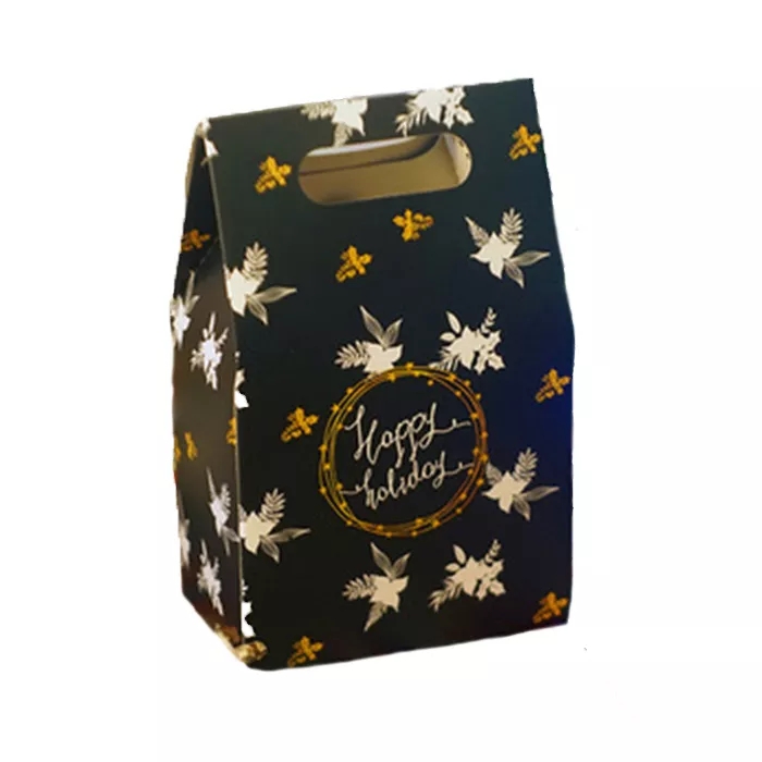 Christmas Gift Box, Candy Bag Night Sky Deer Paper Bag