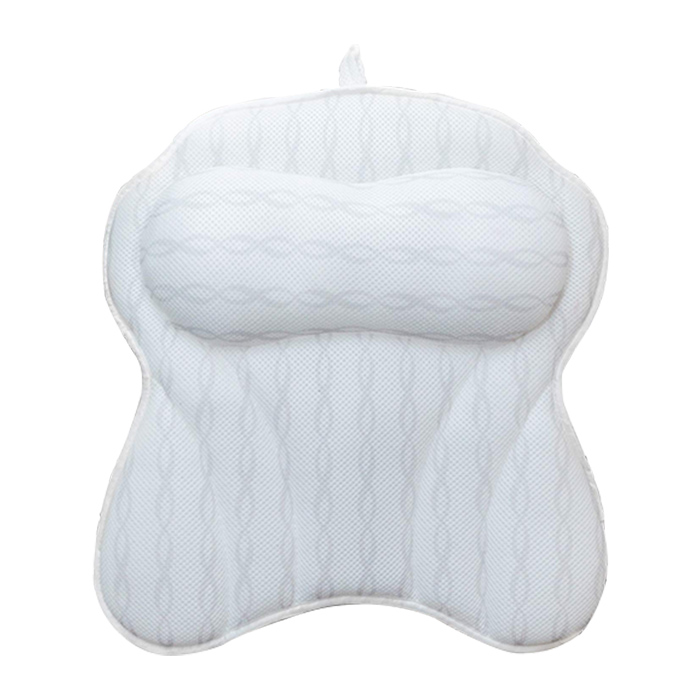 Luxury Bathtub Pillow, Ergonomic Bath Pillows for Tub Neck and Back Support, Bath Tub Pillow Rest 3D Air Mesh Breathable