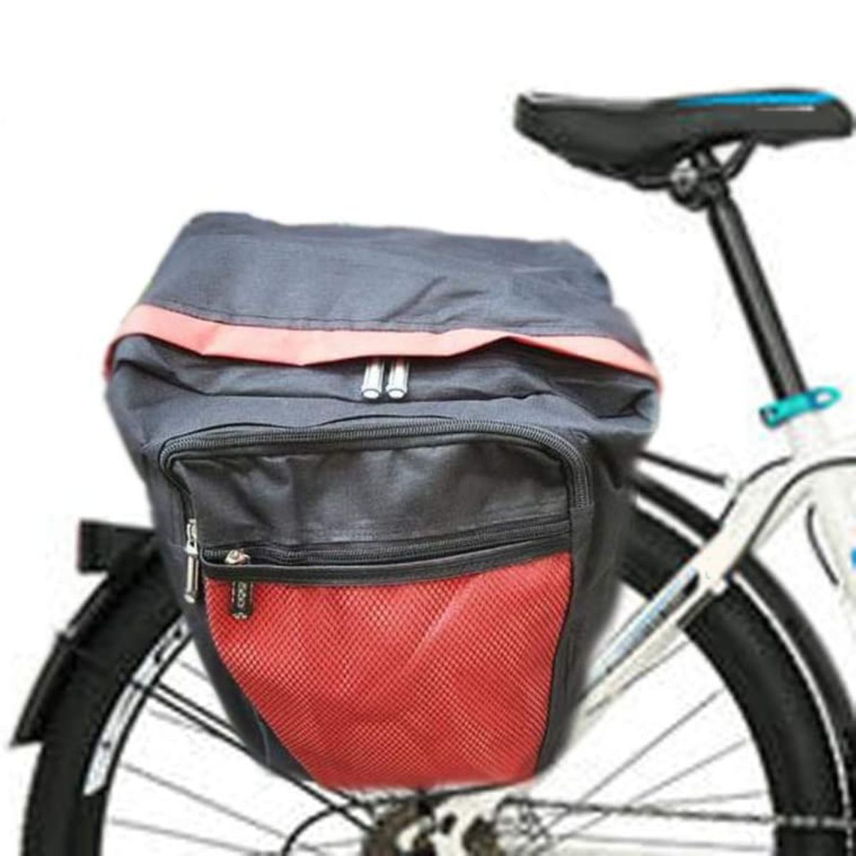 Cycle Rear Seat Bag 50L Storage Pouch with Reflective Strips