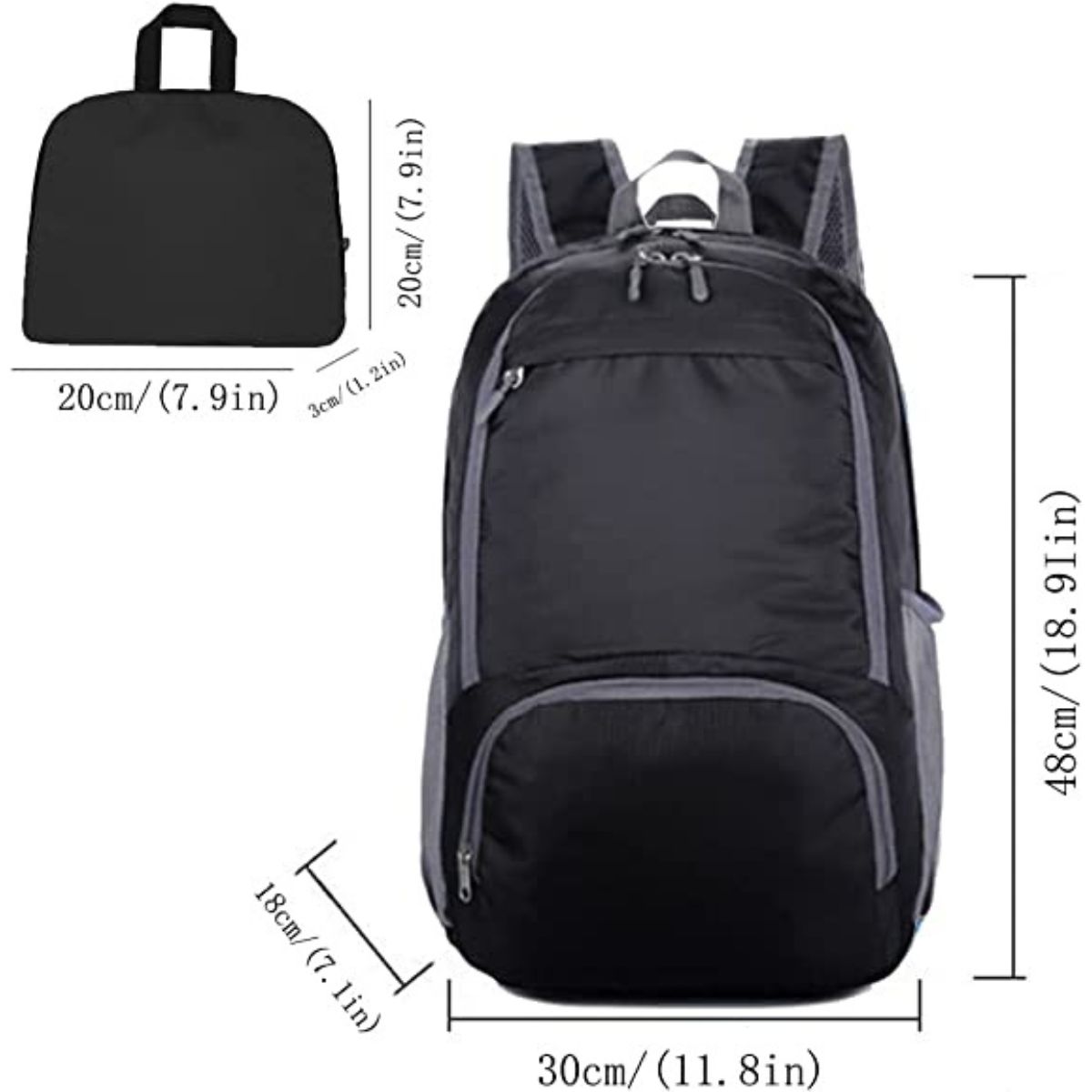 35L Outdoor Backpack Lightweight Foldable Rucksack for Travel