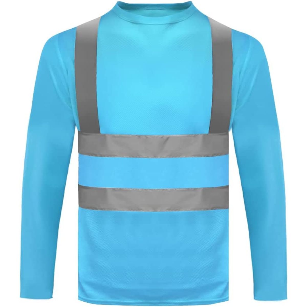 Long Sleeve High Vis Reflective Safety Mesh Quick Dry T Shirts