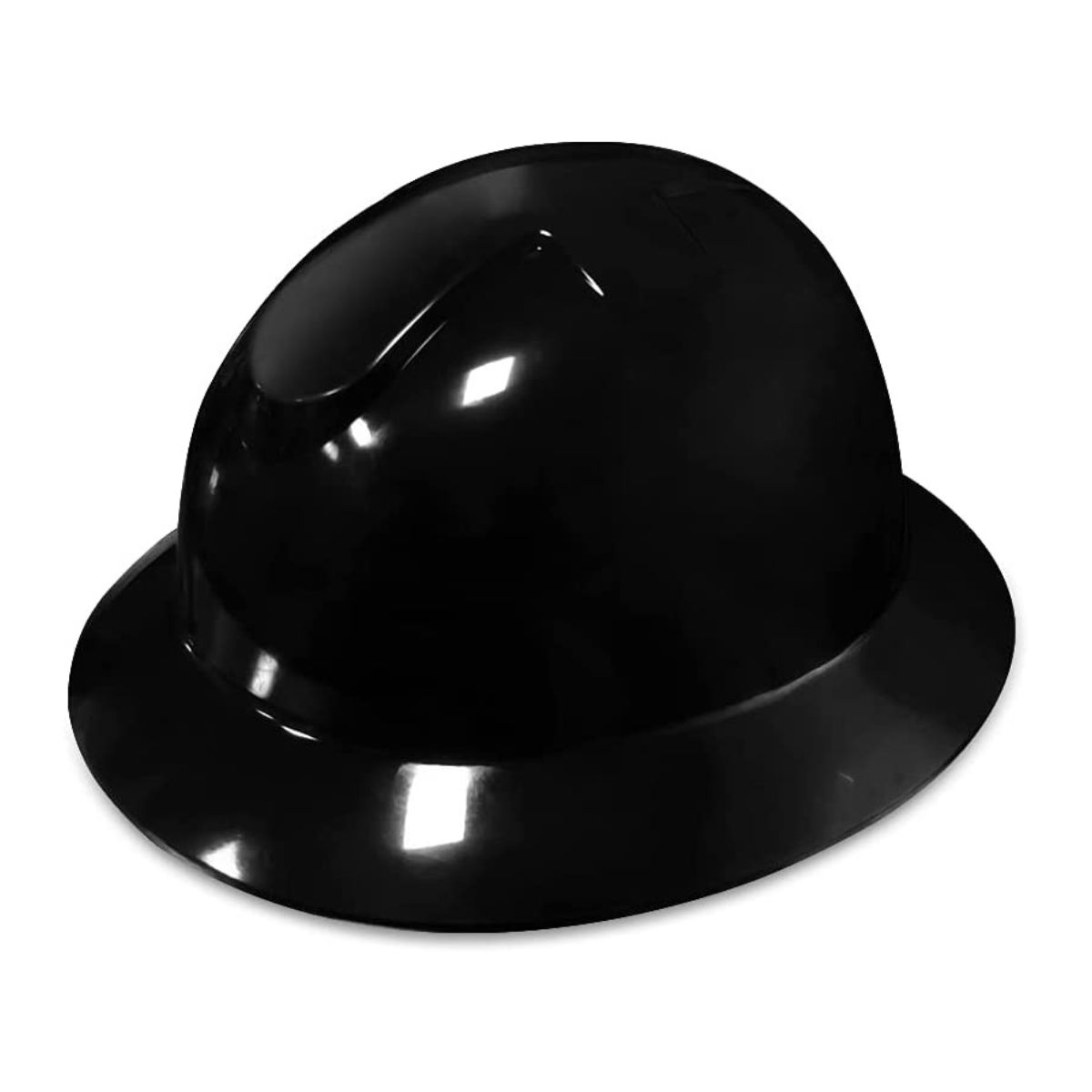 Wide Brim Hard Hat Adjustable with HDPE Shell for Construction Work