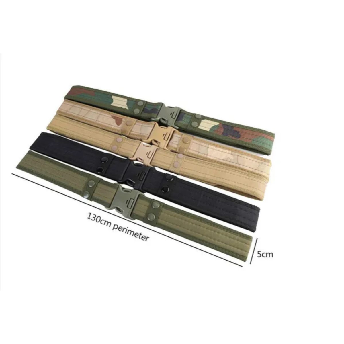 Military Tactical Belts Quick Release Canvas Waistband 8 Colors