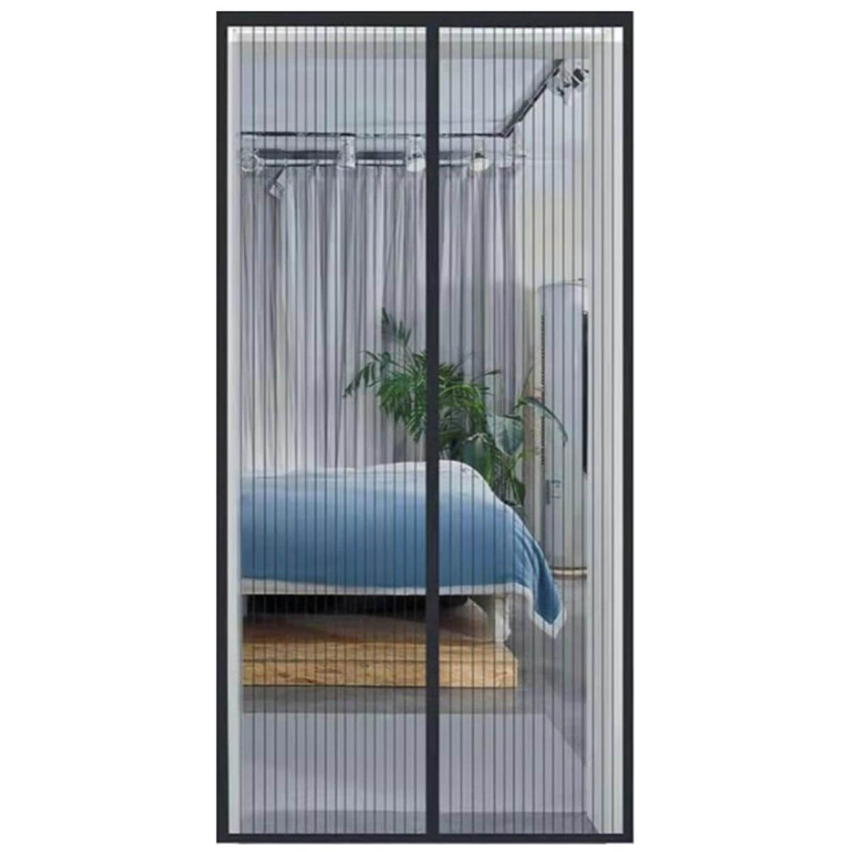 Strong Magnetic Screen Door Durable Mesh Screen with Magnet