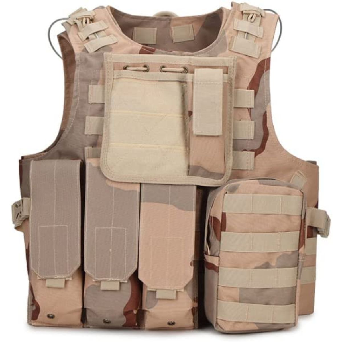 Tactical Airsoft Vest 1000D with Quick Release for Games Training
