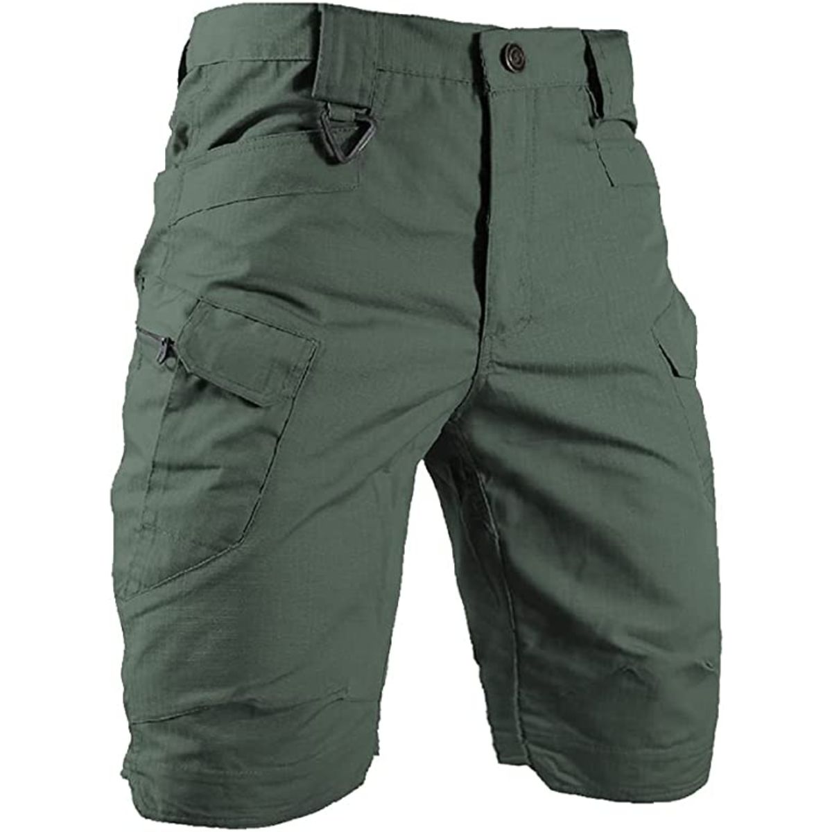 Men's Tactical Cargo Shorts with 10 Pockets for Hiking