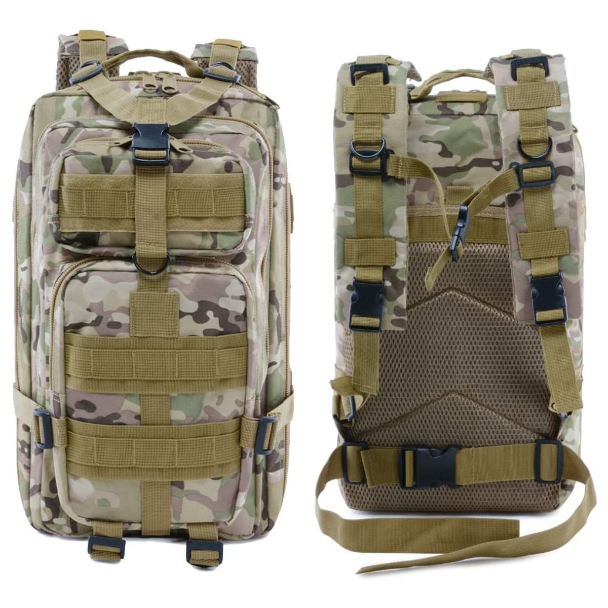 Military Tactical Backpack Molle 30L Army Assault Pack for Men