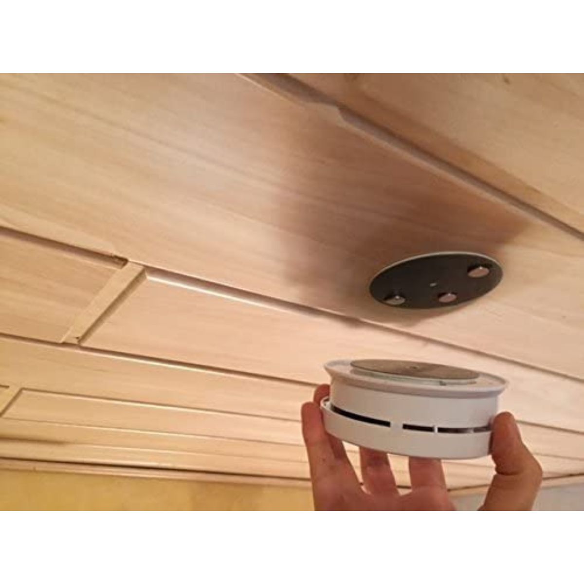 Magnetic Smoke Detector Ceiling Installation Tool No Need Drill