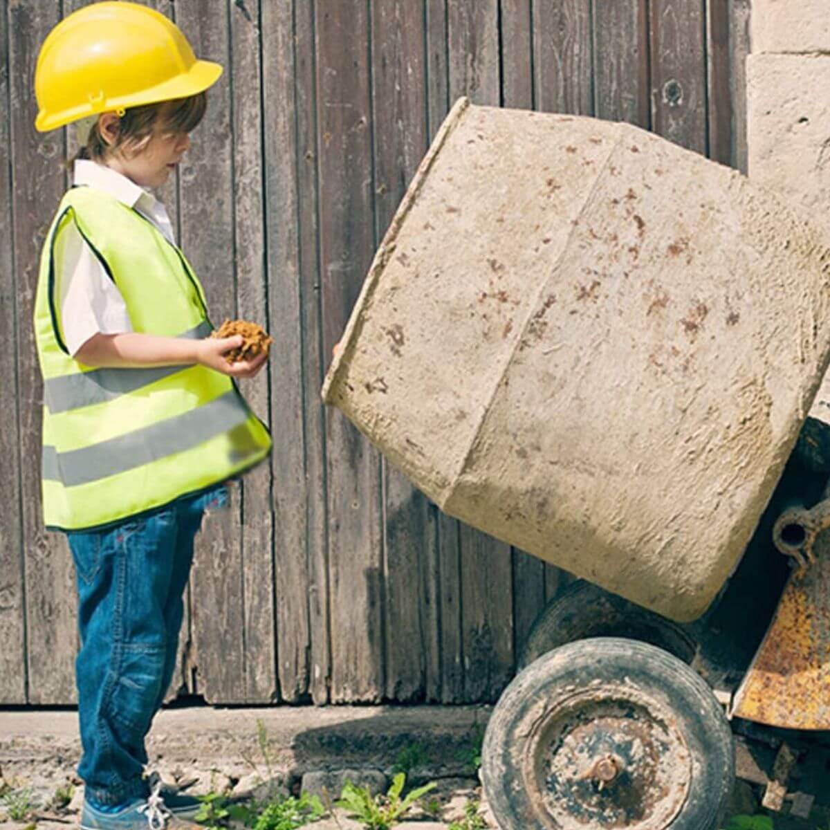 Toddler Reflective Safety Vest Workwear with Band Elastic Straps