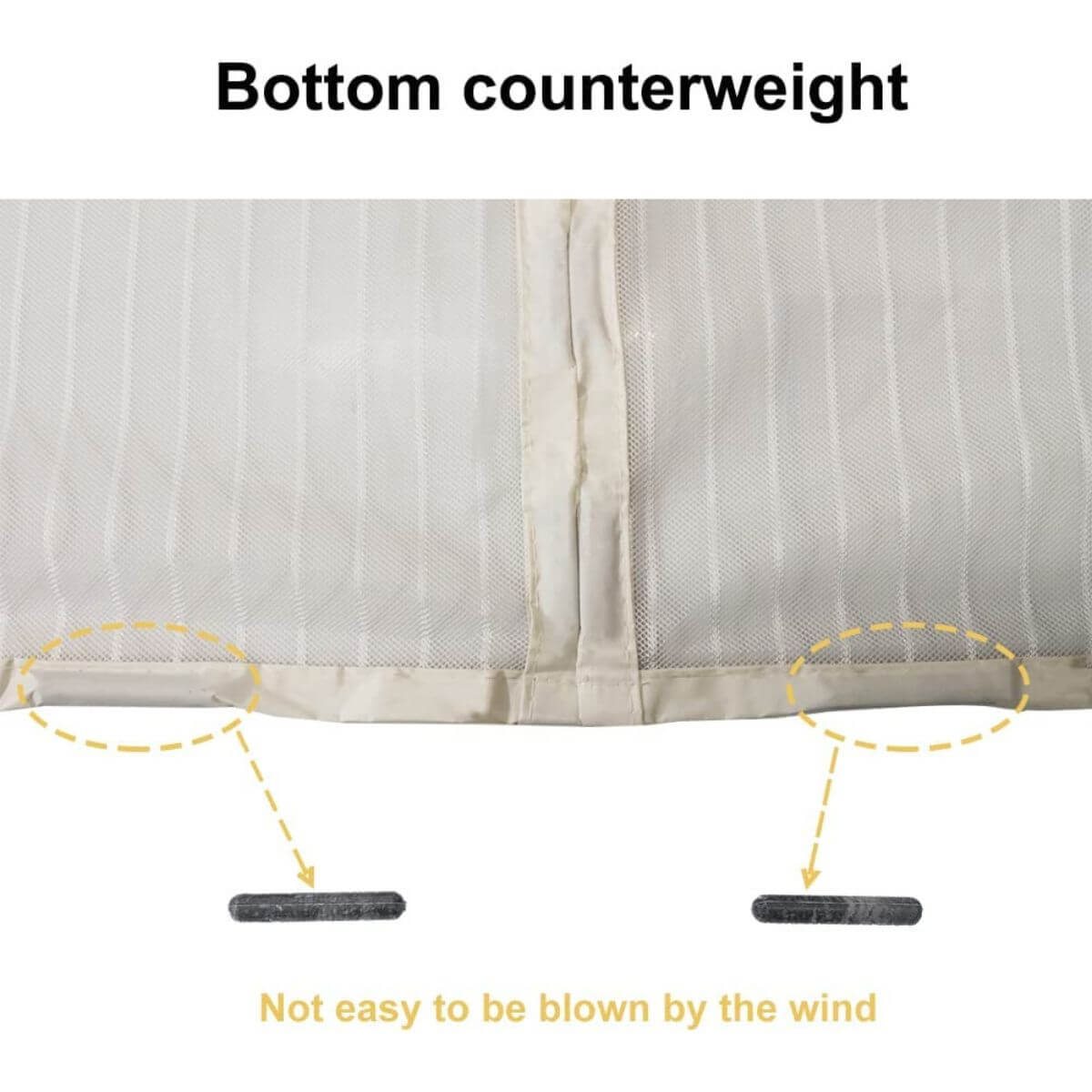 Strong Magnetic Screen Door Durable Mesh Screen with Magnet