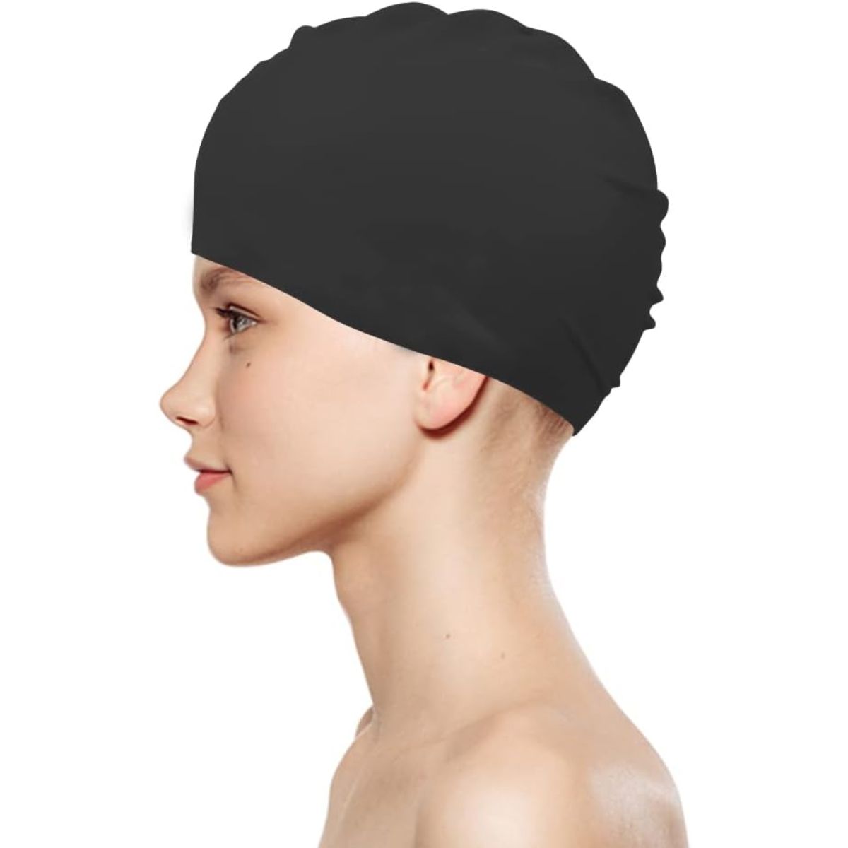 Kids Swimming Cap 100% Silicone Elastic Waterproof Swimming Hats