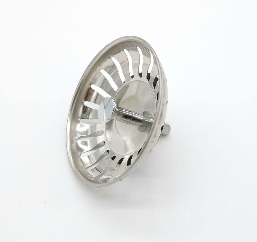 Stainless Sink Strainer with Eccentric Operation and 20 Slots