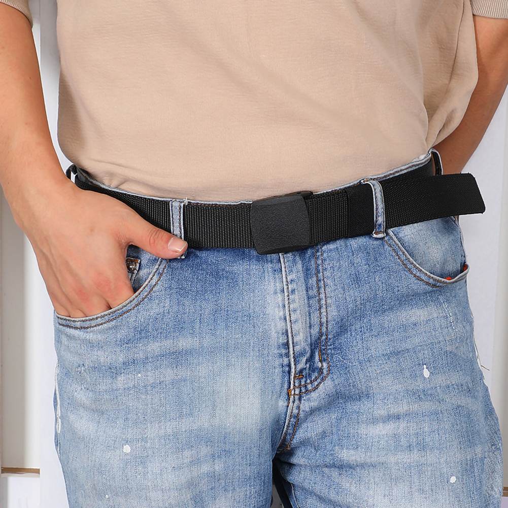 Classic Tactical Belt Military Style Nylon Mens Belts Heavy Duty Webbing Riggers Web Work Belt with Durable Plastic Buckle