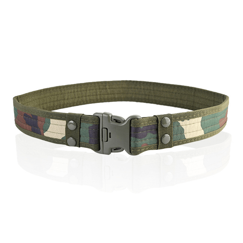 Military Tactical Belts Quick Release Canvas Waistband 8 Colors