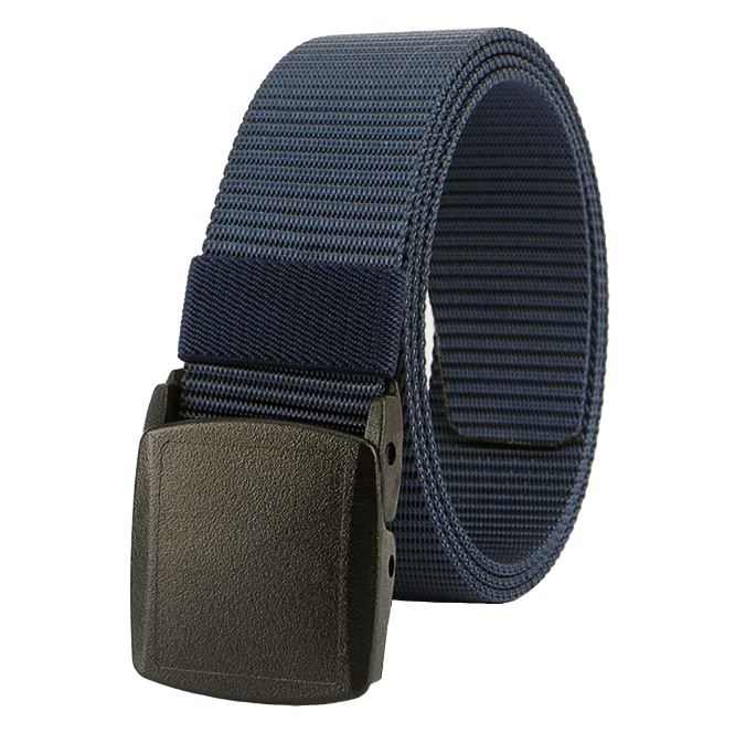 Nylon Fabric Belt with Plastic Buckle for Men