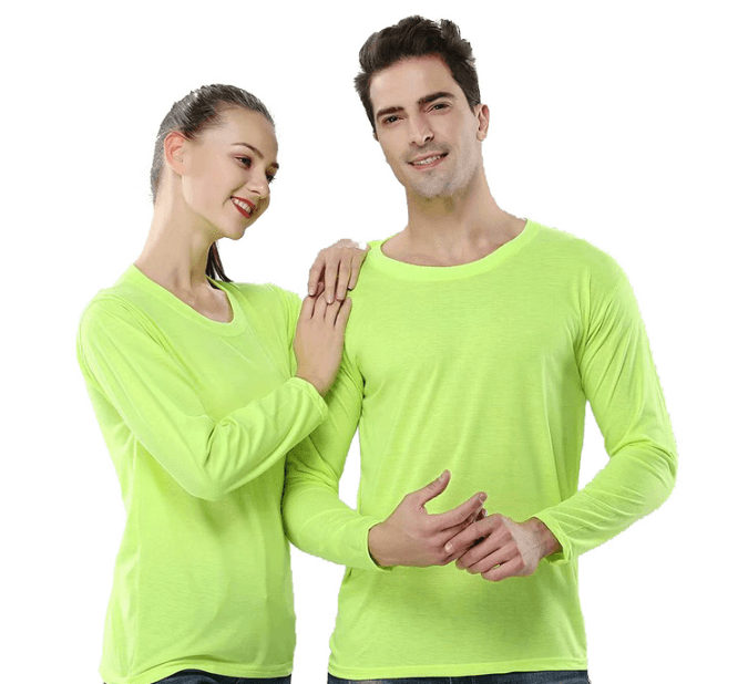 Fluorescent Shirt Quick Dry Reflective Running Shirts Long Sleeve
