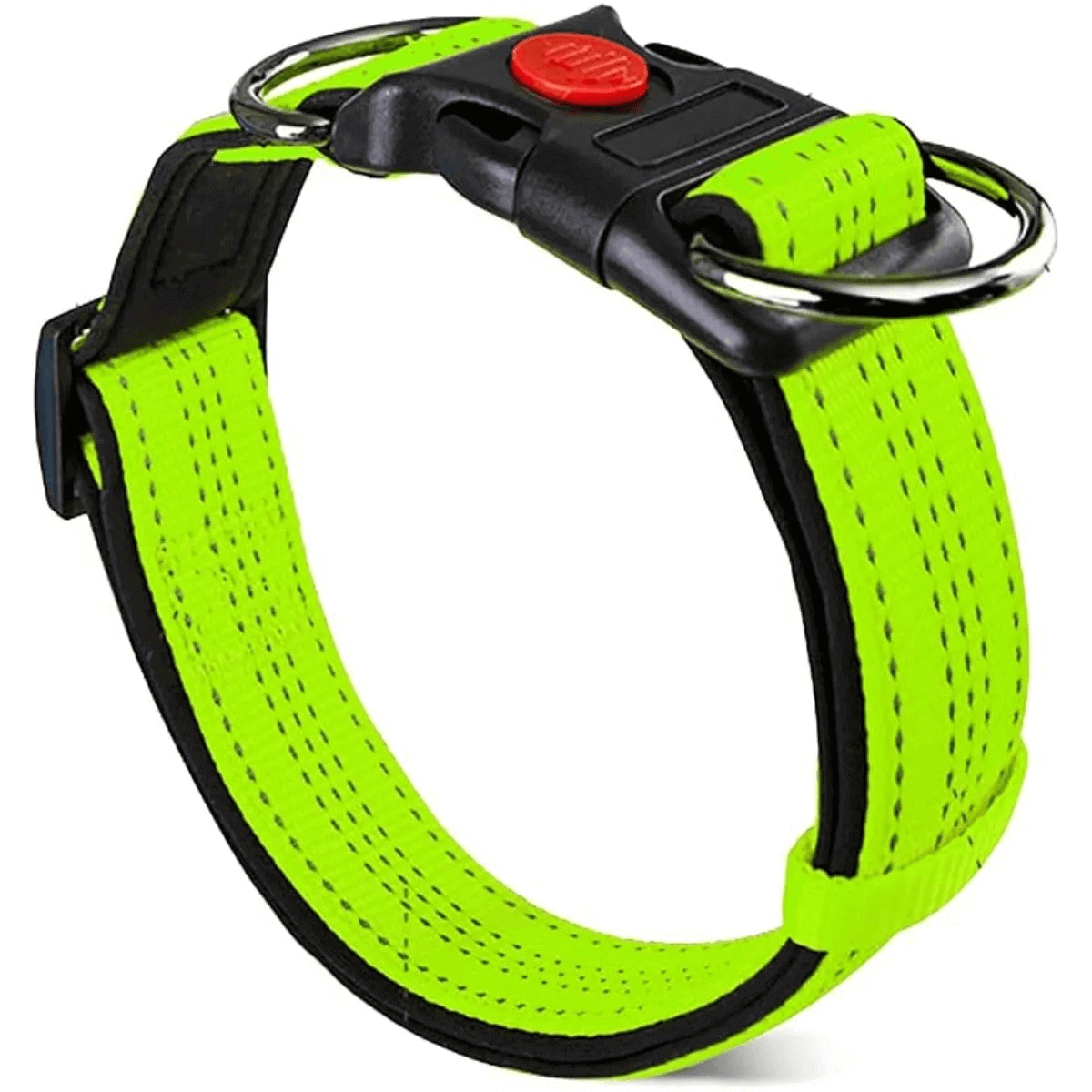 Reflective Dog Collar Adjustable with Safety Locking Buckle