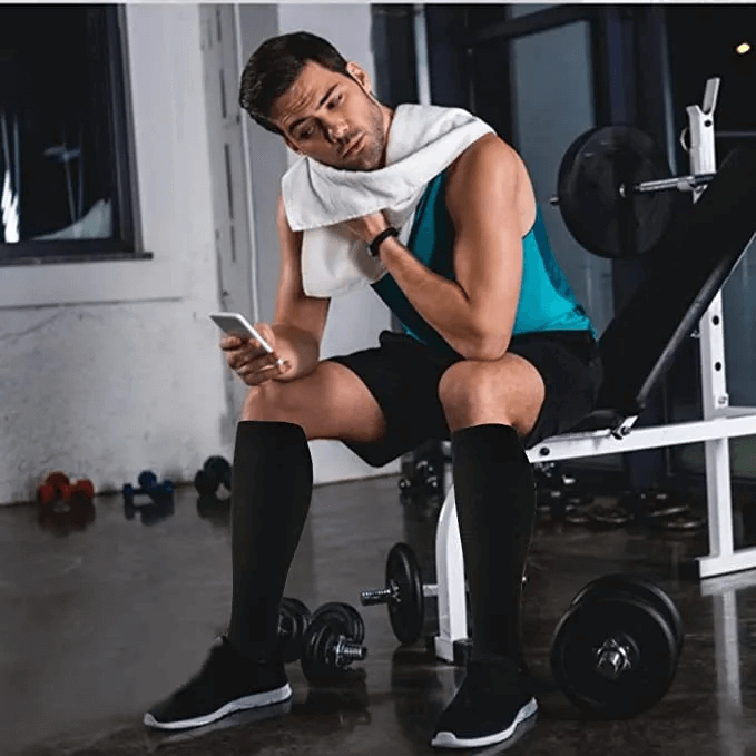 3 Pairs Copper Compression Socks with Circulation 15-20 mmHg