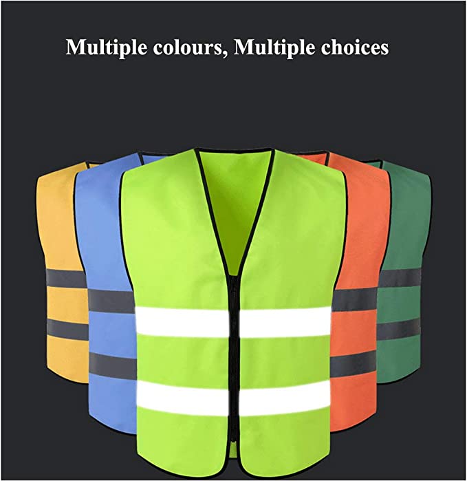 Car Breakdown Vest Washable Emergency Vest for Drivers Workers