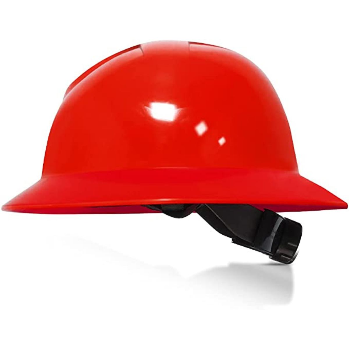 Wide Brim Hard Hat Adjustable with HDPE Shell for Construction Work