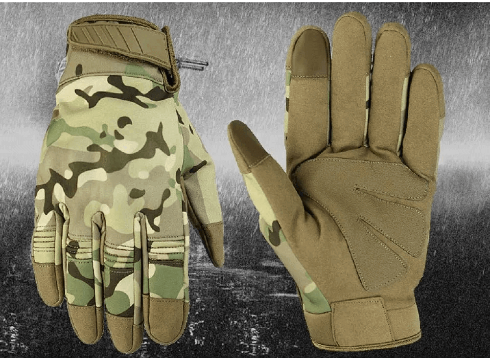 Full Finger Combat Gloves with Flexible Touch Screen