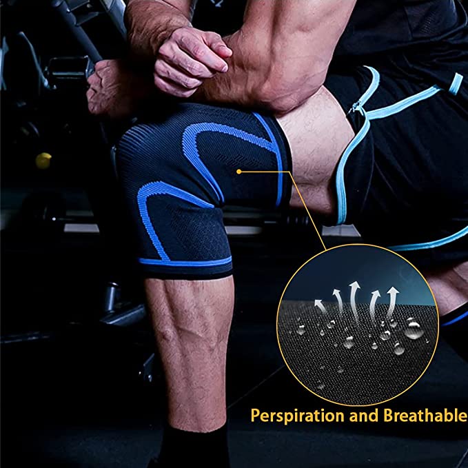 2 Packs Knee Brace with Anti-slip Design for knee Pain Arthritis