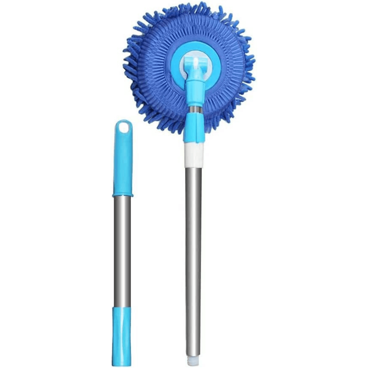 Microfiber Wet Mop with Flexible Handle and Towel Head