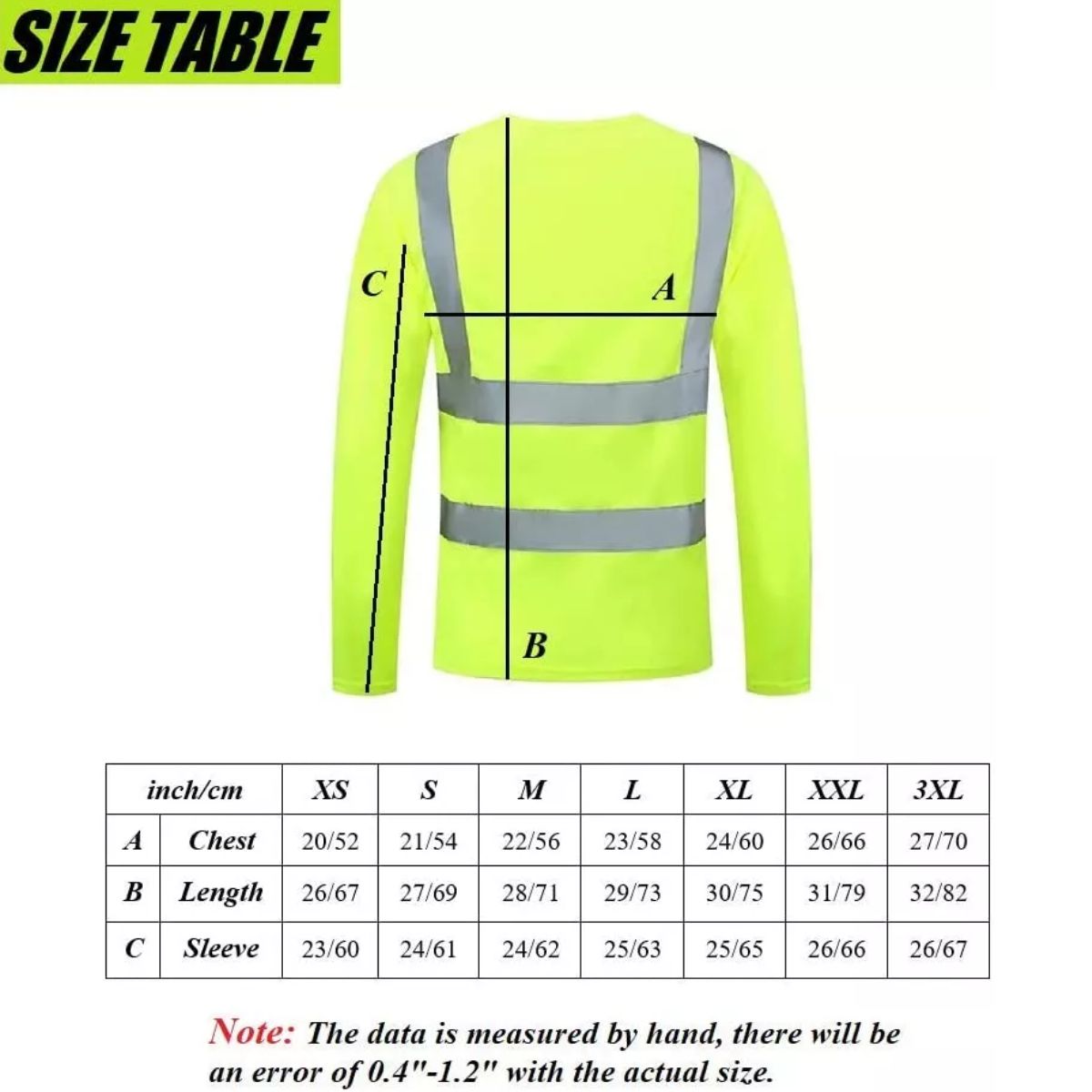 Long Sleeve High Vis Reflective Safety Mesh Quick Dry T Shirts