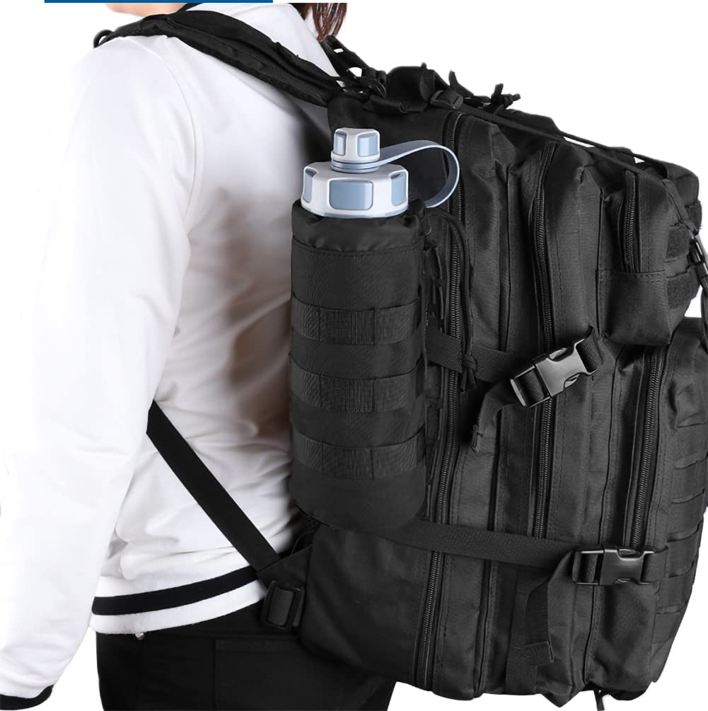 3 Packs Tactical Molle Pouch Holder with two-way zippers