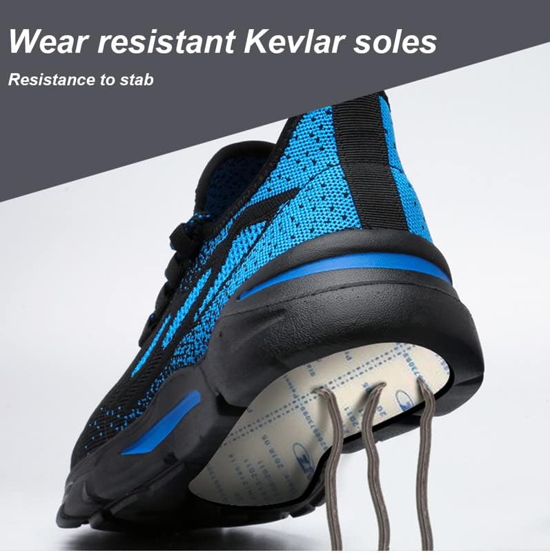 Safety Trainers Lightweight with Steel Toe Cap for Men Women 