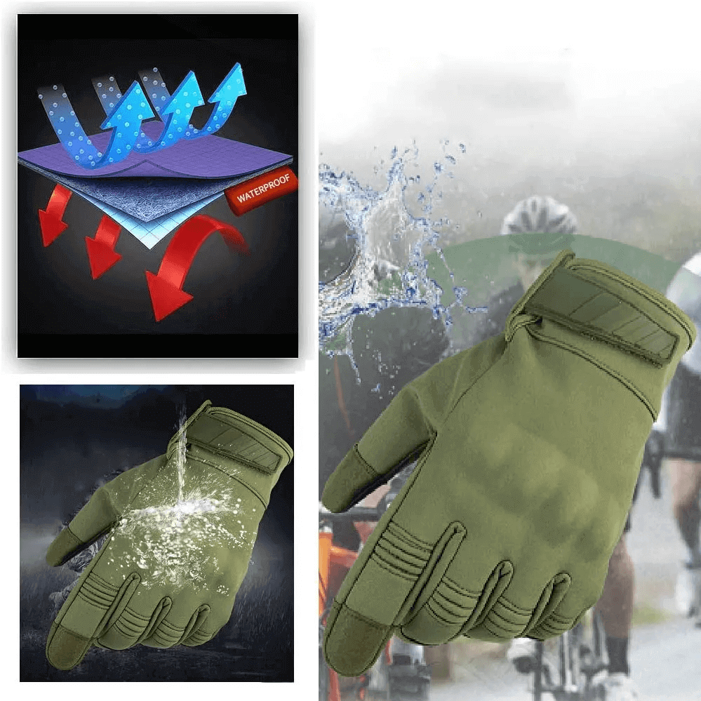 Full Finger Combat Gloves with Flexible Touch Screen