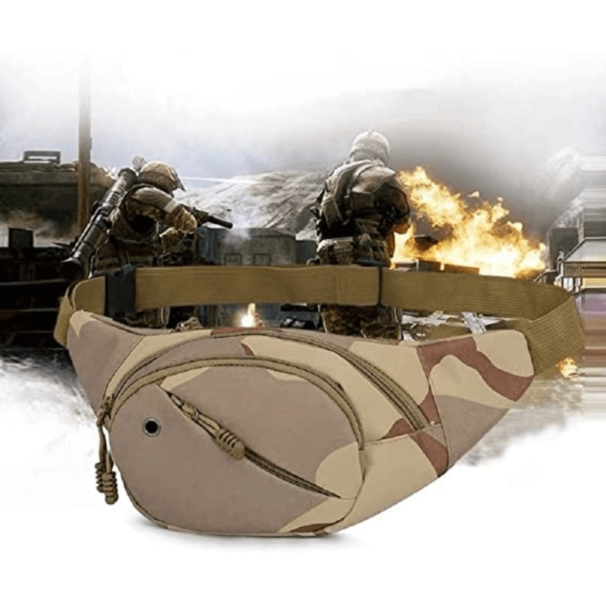 Adjustable Tactical Sling Bag with Quick-Release Buckle