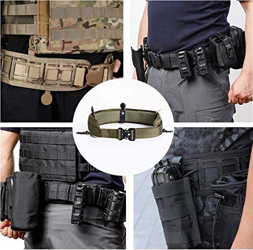Tactical Molle Belt Military Padded Patrol Battle Belt for Outdoor