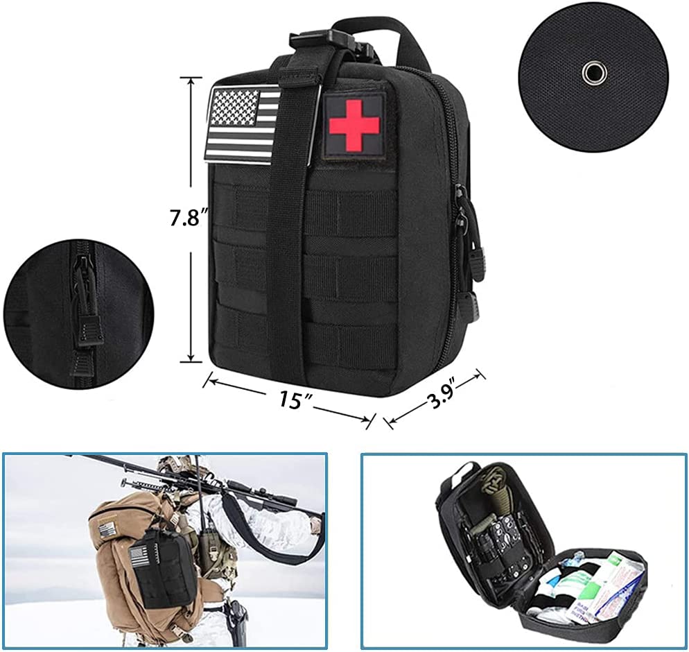 IFAK Tactical Medical Molle Pouch for Outdoor Medical Supplies