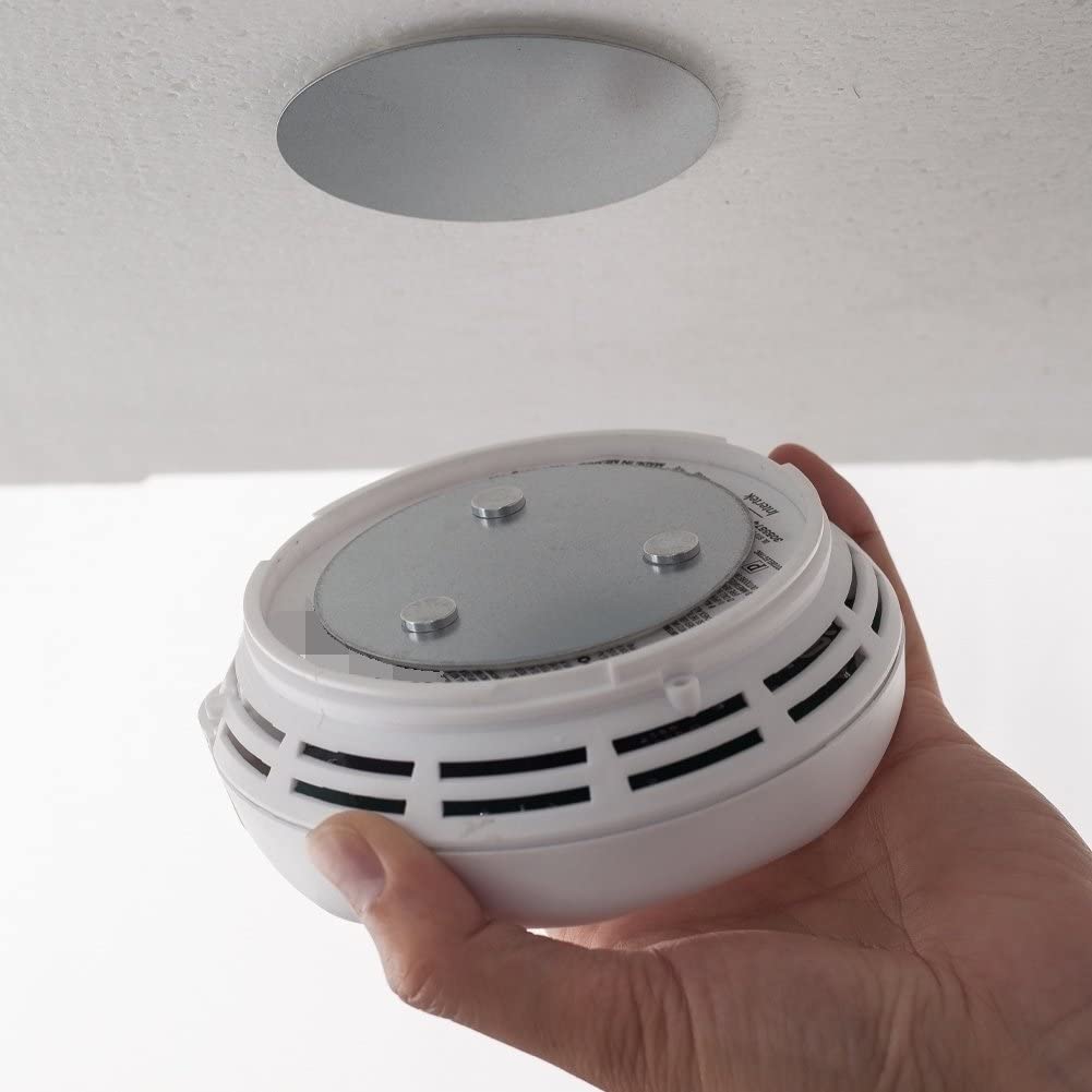Magnetic Smoke Detector Ceiling Installation Tool No Need Drill