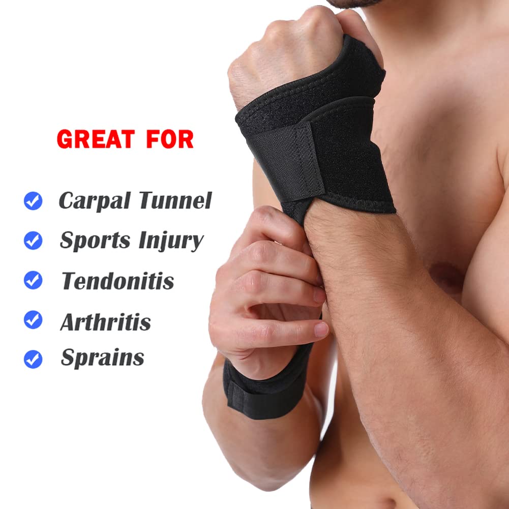 Wrist Brace Carpal Tunnel Fit Left Right Hand for Tendinitis