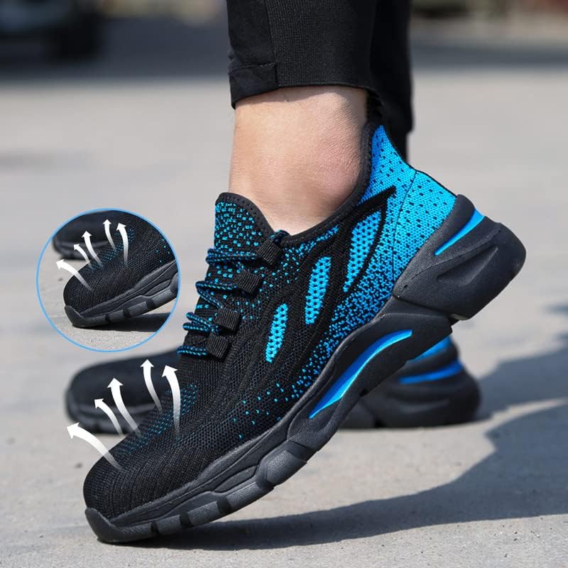 Safety Trainers Lightweight with Steel Toe Cap for Men Women 