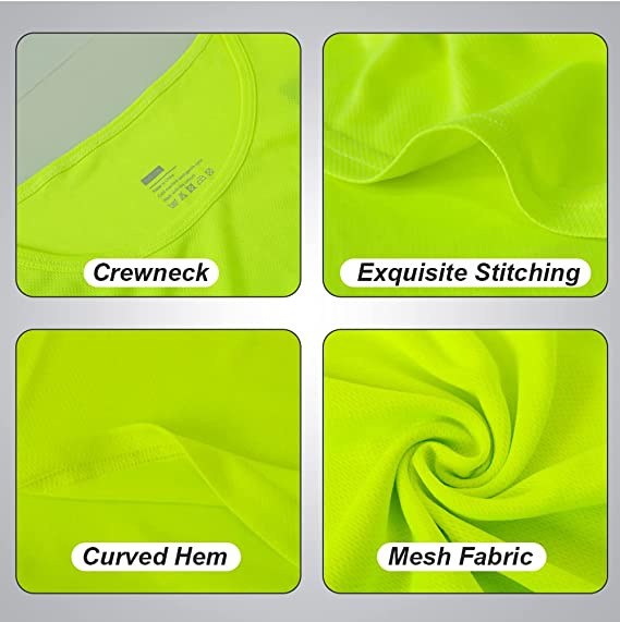 Mesh Tank Top Shirt Fitted Quick Drying Sleeveless Sport Shirts
