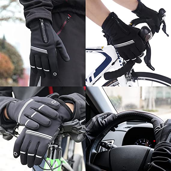Winter Warm Gloves with Touch Screen Texting Fingers for Driving
