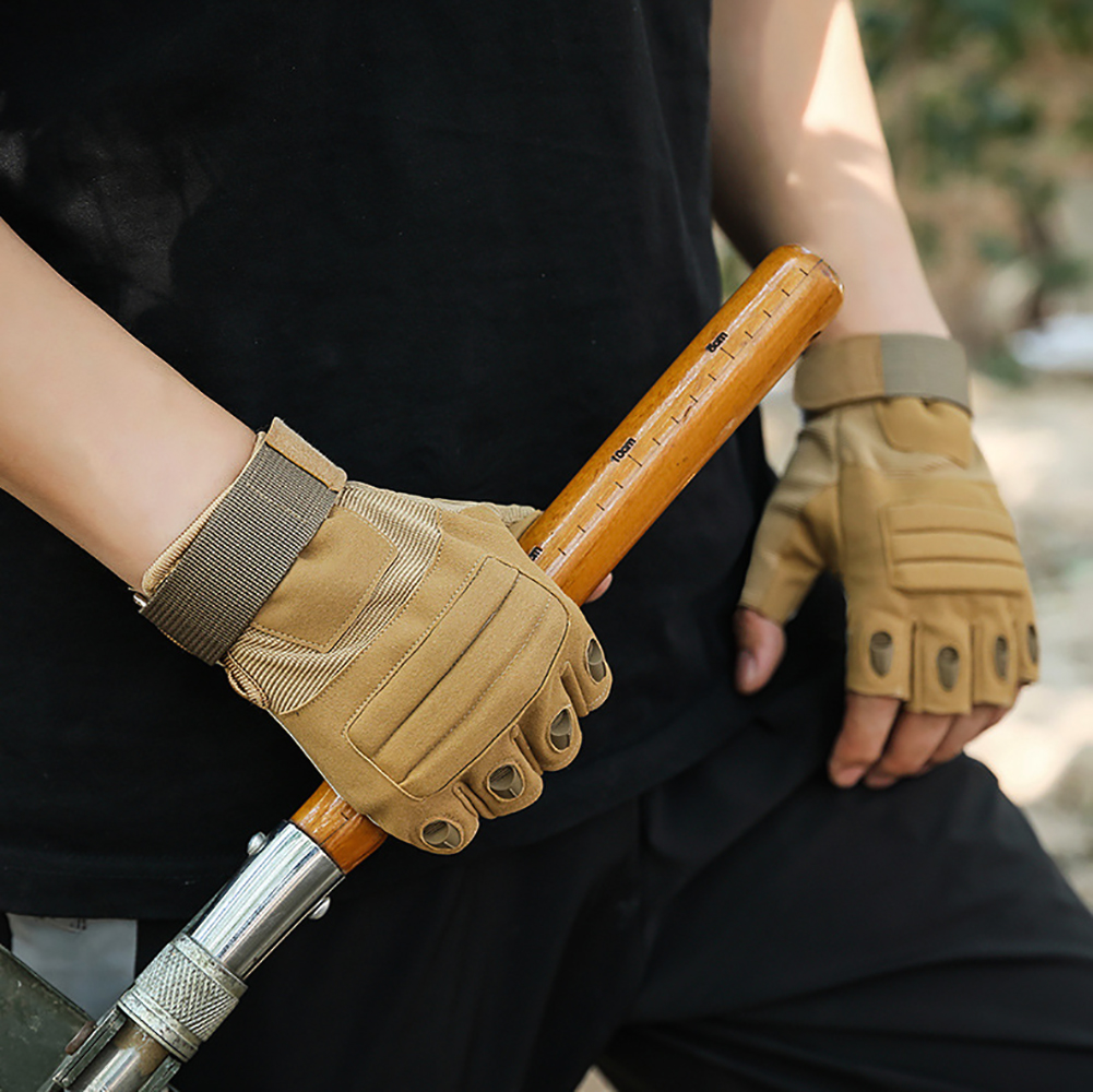 Half Finger Tactical Gloves Hard Knuckle Military for Men, Fingerless Airsoft Gloves Touchscreen