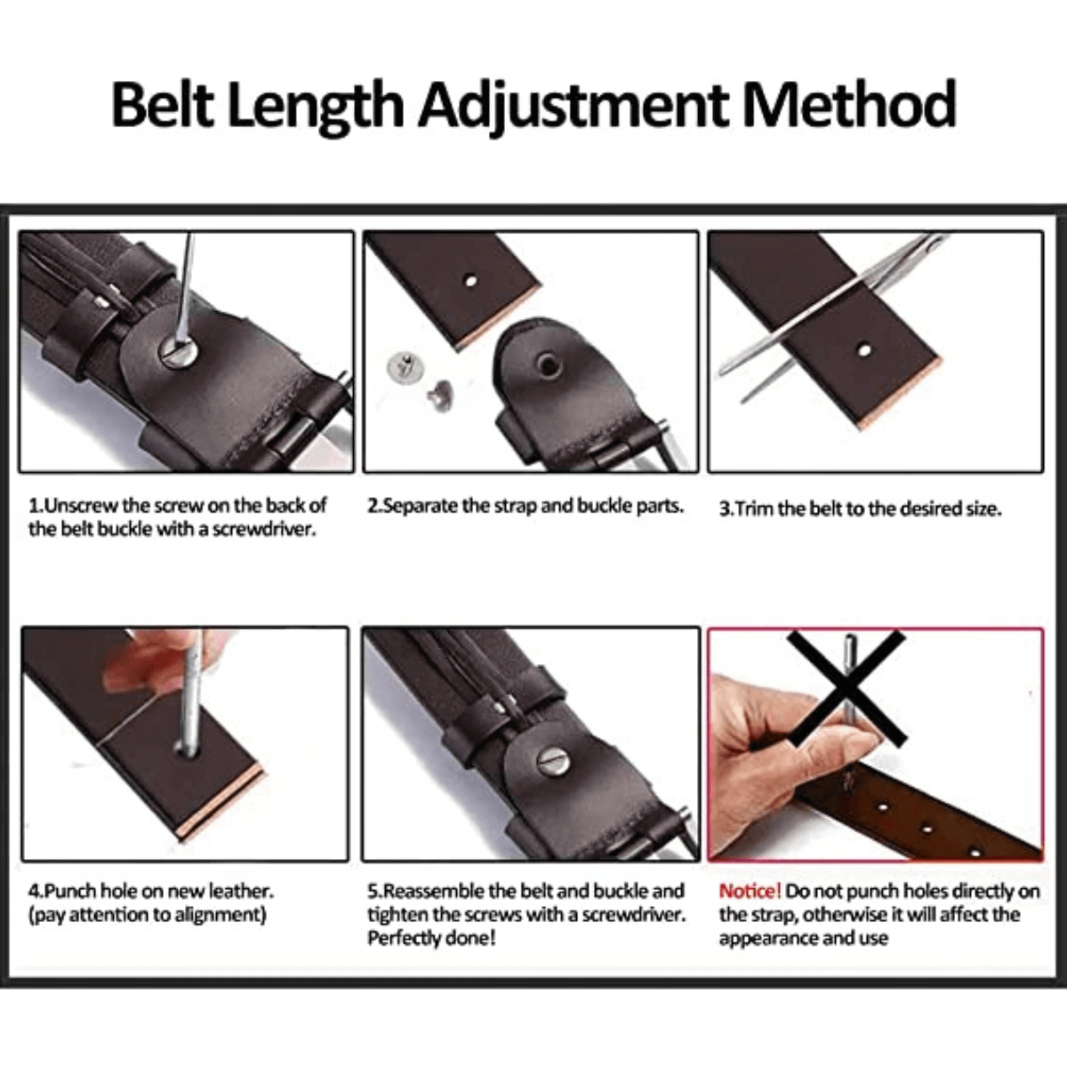 Men's Leather Belt Classic Jeans Belt for Special Occasion