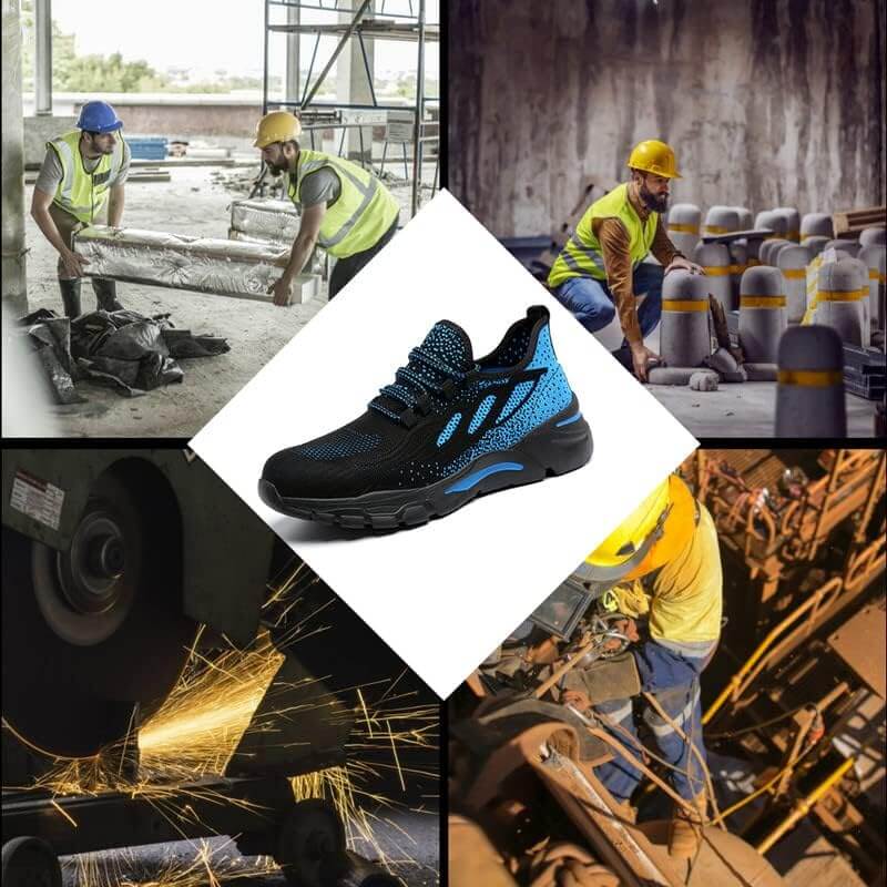 Safety Trainers Lightweight with Steel Toe Cap for Men Women 